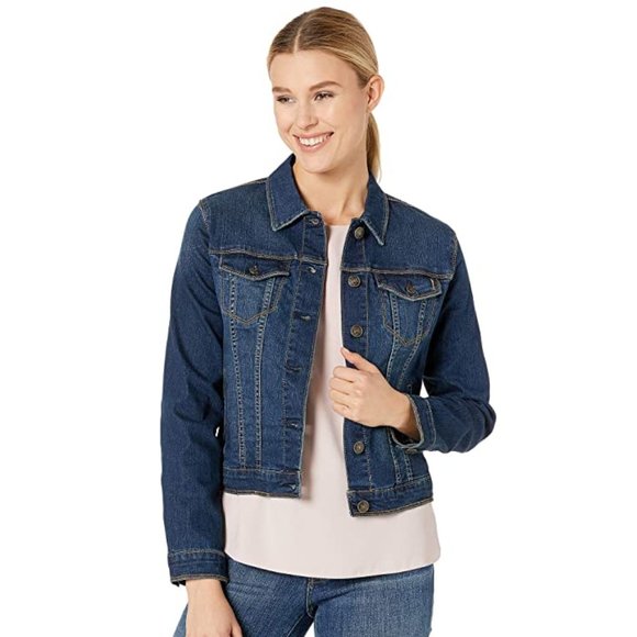 NWT Vintage America Denim Jacket Small Stretch S - Picture 1 of 14